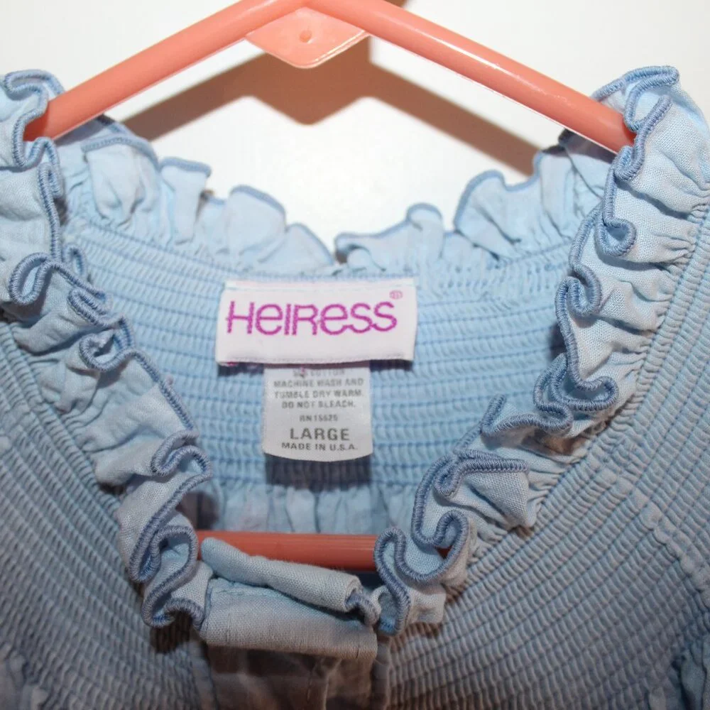 Heiress Light Blue House Dress - Size Large
